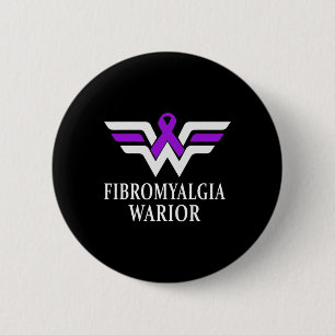 Badge Rond 5 Cm Sensibilisation des guerriers Ribbon violet Cadeau