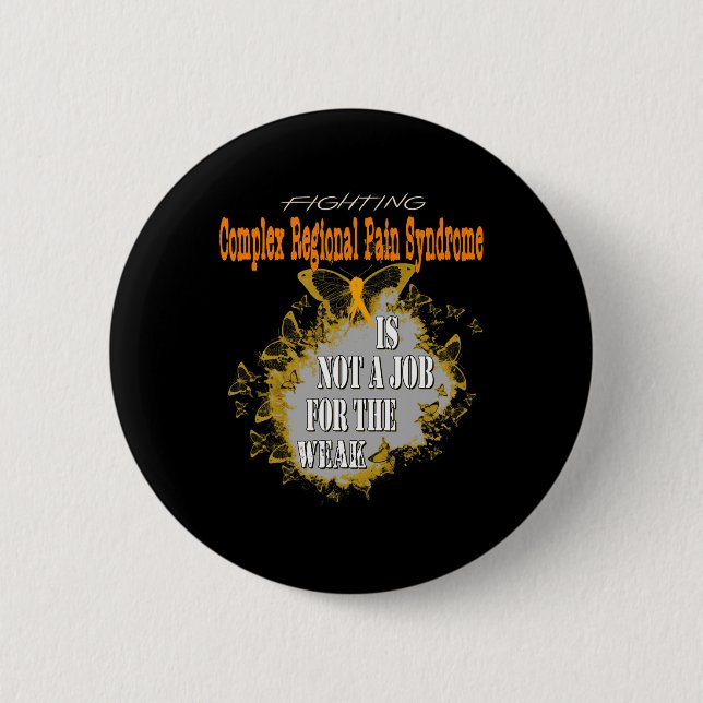 Badge Rond 5 Cm Sensibilisation régionale complexe au syndrome de  (Devant)