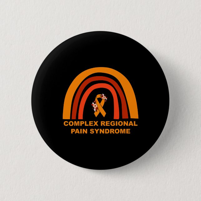 Badge Rond 5 Cm Sensibilisation régionale complexe au syndrome de  (Devant)