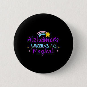 Badge Rond 5 Cm Sensibilisation Ruban Violet Warrior Soutien Demeu