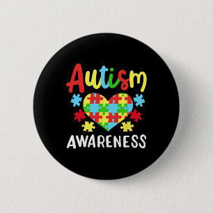 BADGE ROND 5 CM SENSIBILISATION SUR L'AUTISME 1