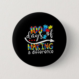 Badge Rond 5 Cm Sensibilisation sur l'autisme Enfants Faire des di