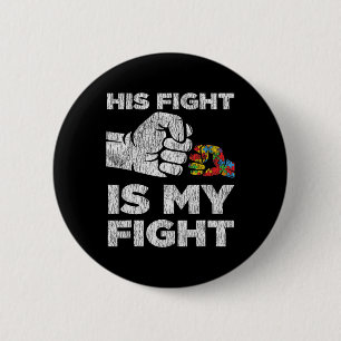 Badge Rond 5 Cm Sensibilisation sur l'autisme Maman Papa Parents A