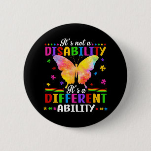 Badge Rond 5 Cm Sensibilisation sur l'autisme pour enfants C’est u