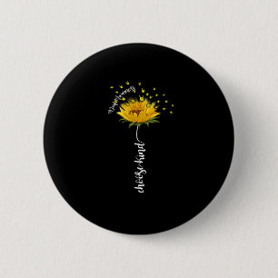 Badge Rond 5 Cm Sensibilisation Tournesol Choisir Type Jaune Ribbo