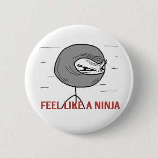 Badge Rond 5 Cm Sentez comme un Ninja