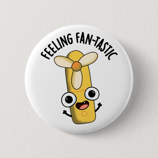Badge Rond 5 Cm Sentez Fantastic Funny Fan Pun (Devant)