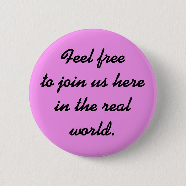 Badge Rond 5 Cm Sentez librement (Devant)
