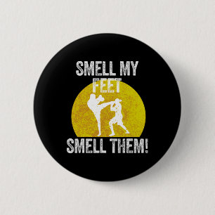 Badge Rond 5 Cm Sentez Mes Pieds Sentez-Les Artiste Martiale Taekw