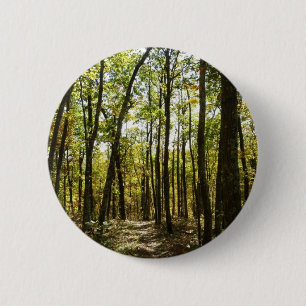 Badge Rond 5 Cm Sentier des Appalaches en octobre à Shenandoah