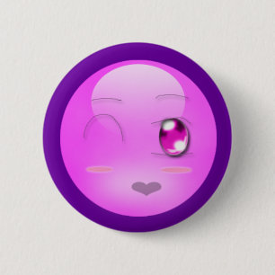 Badge Rond 5 Cm Sentiments de globe : Flirty