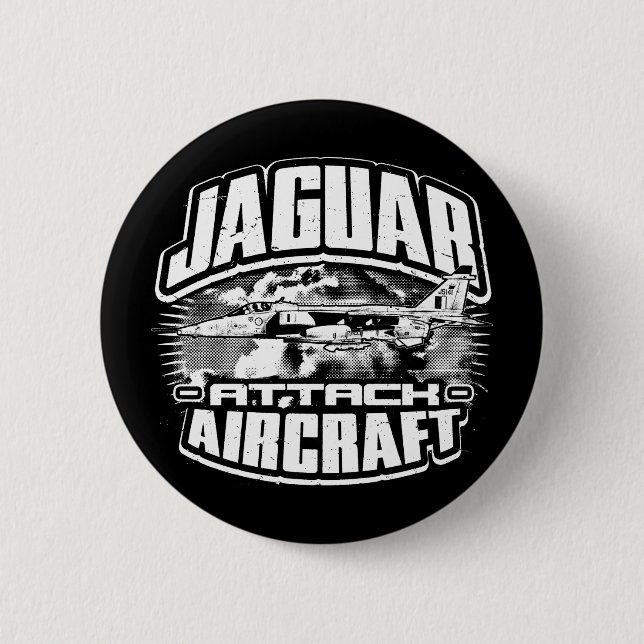 Badge Rond 5 Cm SEPECAT Jaguar (Devant)