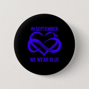 Badge Rond 5 Cm Septembre Nous Portons Le Ruban De Sensibilisation