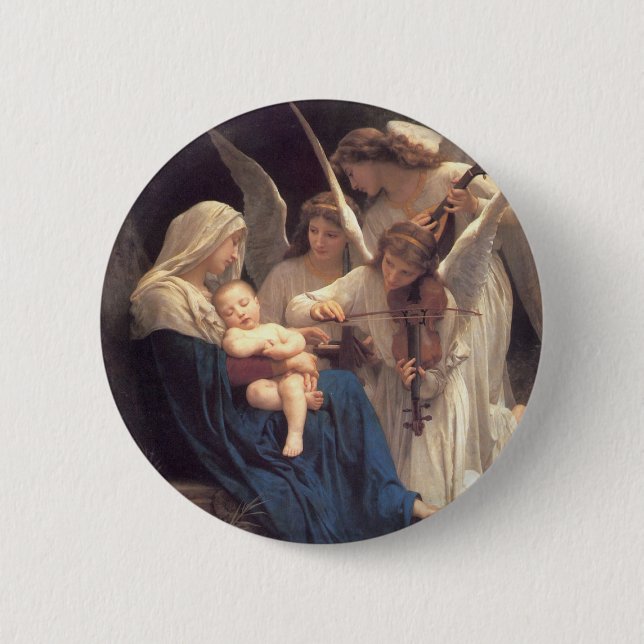 Badge Rond 5 Cm Sérénade des Anges (Devant)