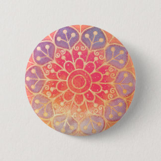 Badge Rond 5 Cm Serene Mandala