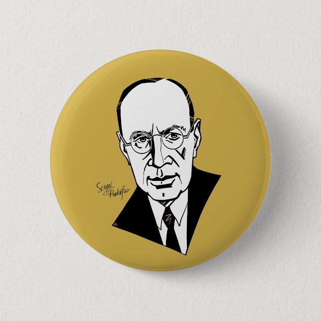 Badge Rond 5 Cm Sergei Prokofiev (Devant)