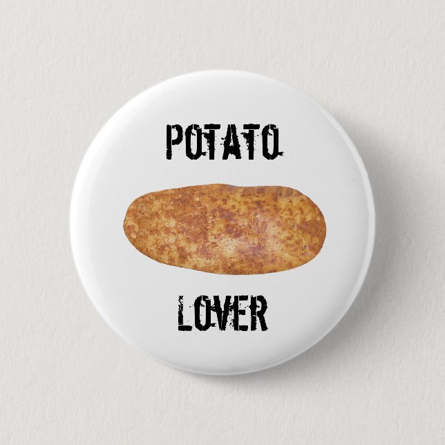 Badge Rond 5 Cm Série de pommes de terre (Devant)