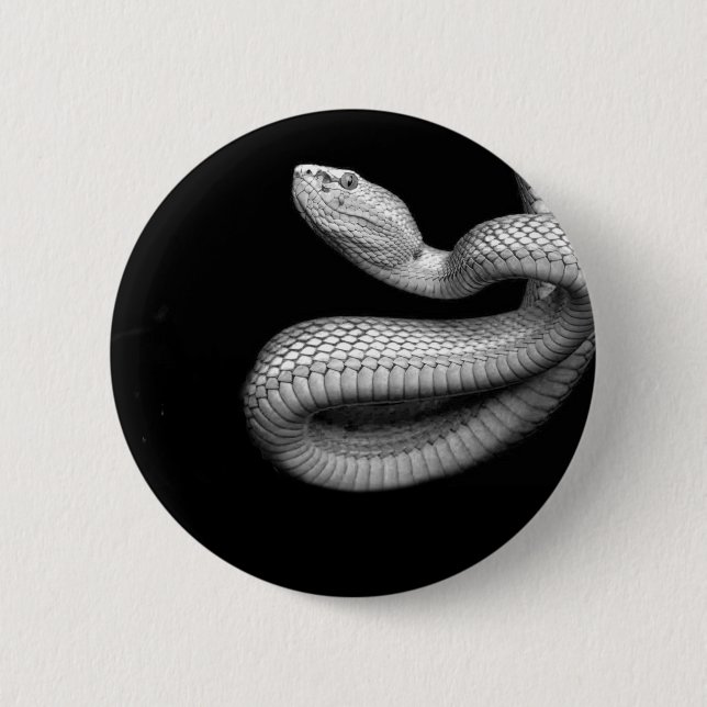 Badge Rond 5 Cm Serpent (Devant)