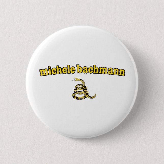 Badge Rond 5 Cm Serpent de Michele Bachmann Gadsden (Devant)