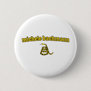 Badge Rond 5 Cm Serpent de Michele Bachmann Gadsden