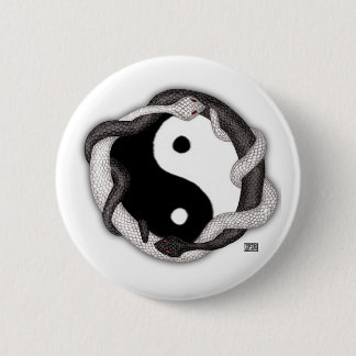 Badge Rond 5 Cm Serpents doubles