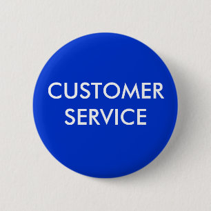 BADGE ROND 5 CM SERVICE À LA CLIENTÈLE