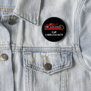 Badge Rond 5 Cm Service de remorquage professionnel