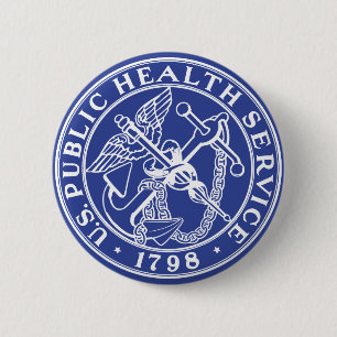 Badge Rond 5 Cm Service de santé publique des États-Unis