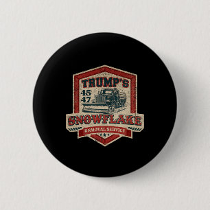 Badge Rond 5 Cm Service de suppression des flocons de neige de Tru