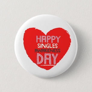 Badge Rond 5 Cm Seul jour heureux de conscience - bouton de jour