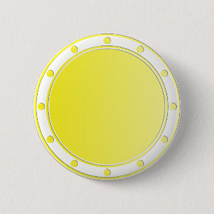 Badge Rond 5 Cm SEULEMENT Pentes de COULEUR - citron jaune + annea