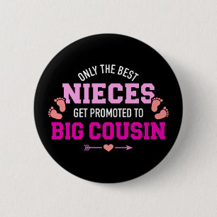 Badge Rond 5 Cm Seuls les meilleurs nièces sont promus à un gran
