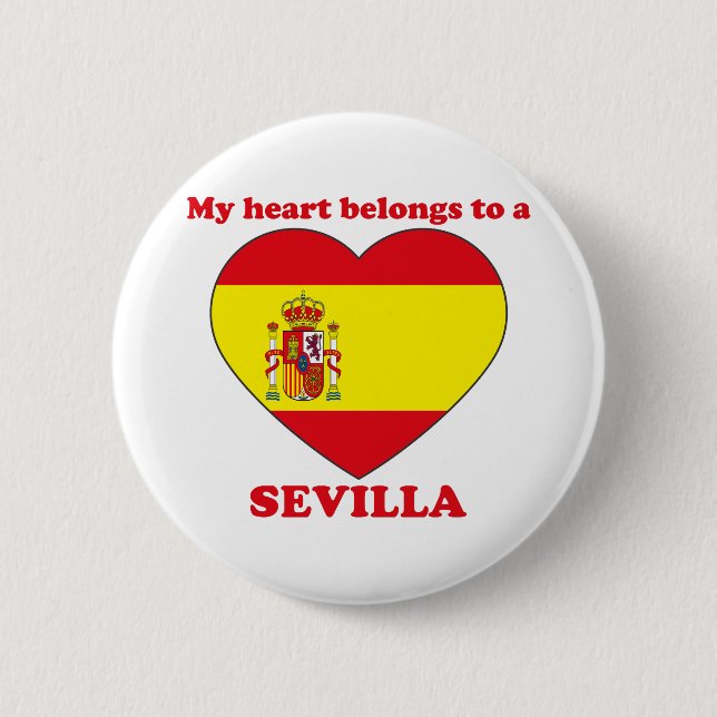Badge Rond 5 Cm Séville (Devant)