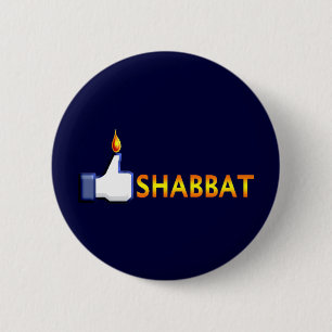 Badge Rond 5 Cm Shabbat