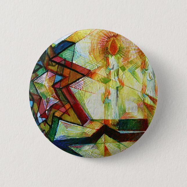 Badge Rond 5 Cm Shabbat (Devant)