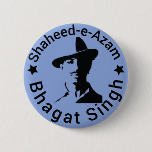 Badge Rond 5 Cm Shaheed-e-Azam Bhagat Singh