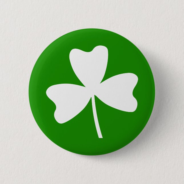 Badge Rond 5 Cm Shamrock (Devant)