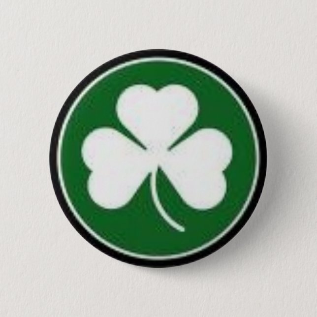 Badge Rond 5 Cm shamrock (Devant)