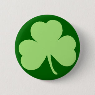 Badge Rond 5 Cm Shamrock de jour de Pattys de saint