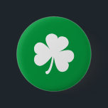 Badge Rond 5 Cm Shamrock irlandais personnalisable<br><div class="desc">Design Shamrock irlandais. Parfait pour la Jour de la St Patrick ou pour l'exposition de la fierté irlandaise.</div>