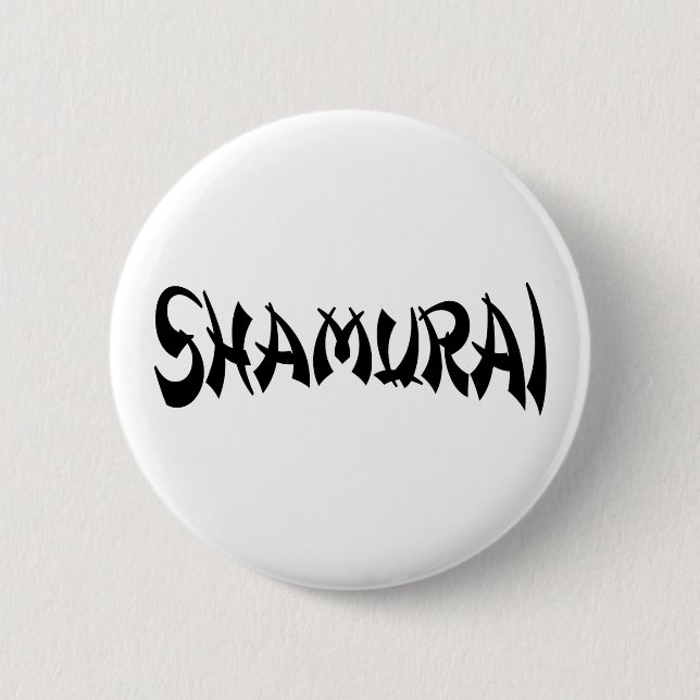 BADGE ROND 5 CM SHAMURAI (Devant)