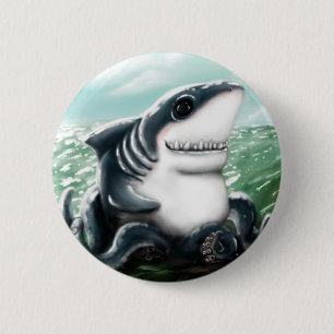 Badge Rond 5 Cm Sharktopus