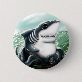 Badge Rond 5 Cm Sharktopus