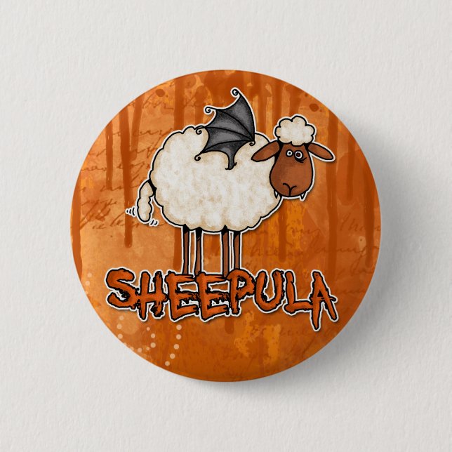 Badge Rond 5 Cm sheepula (Devant)