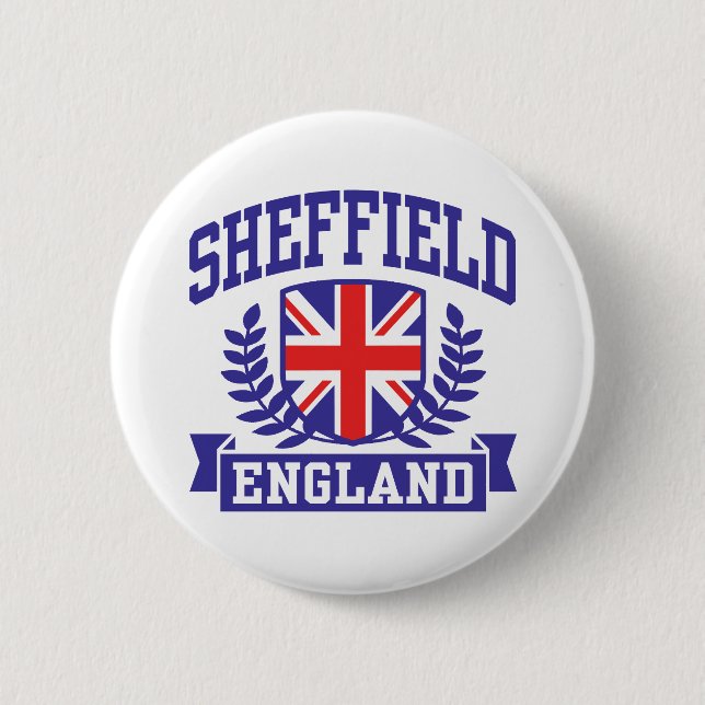 Badge Rond 5 Cm Sheffield (Devant)