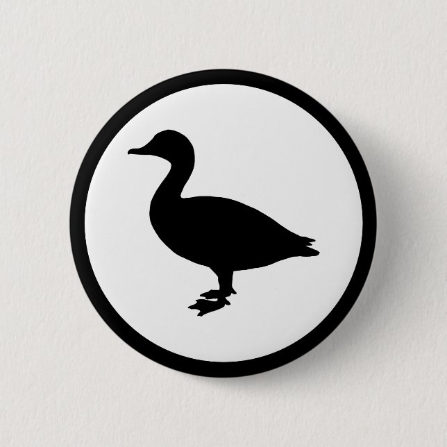 Badge Rond 5 Cm Sheldrake Duck (Devant)