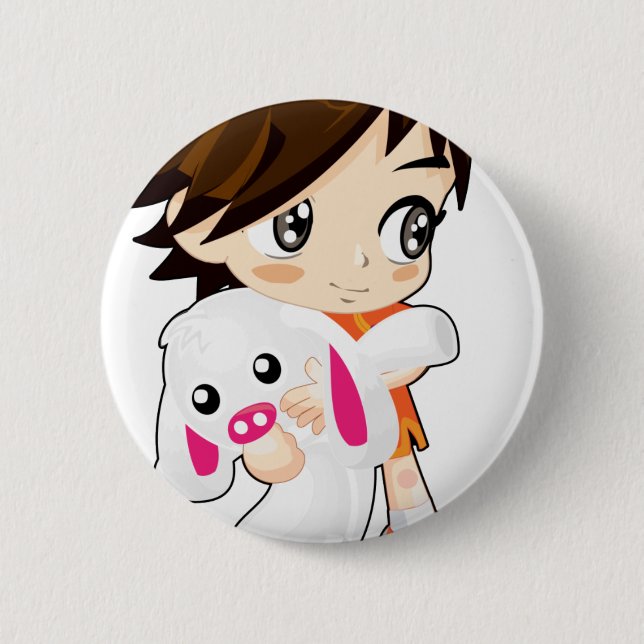 Badge Rond 5 Cm Shin Hye Bongji Chibi G1 (Devant)