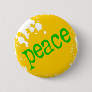 Badge Rond 5 Cm SHIRT_peace_yellow2