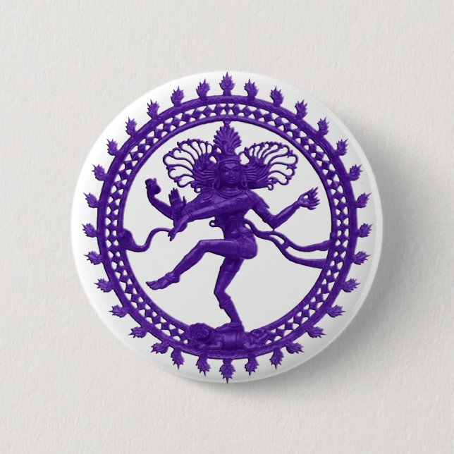 Badge Rond 5 Cm Shiva le danseur cosmique (Devant)