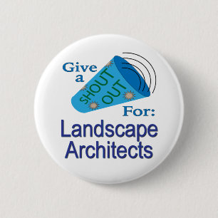 Badge Rond 5 Cm Shout Out for Landscape Architects